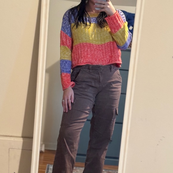 Color block striped sweater - Picture 4 of 5
